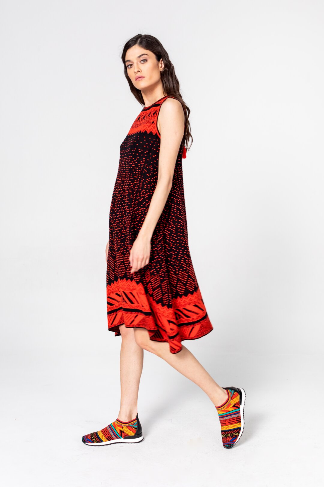 Dress, Geometric Pattern