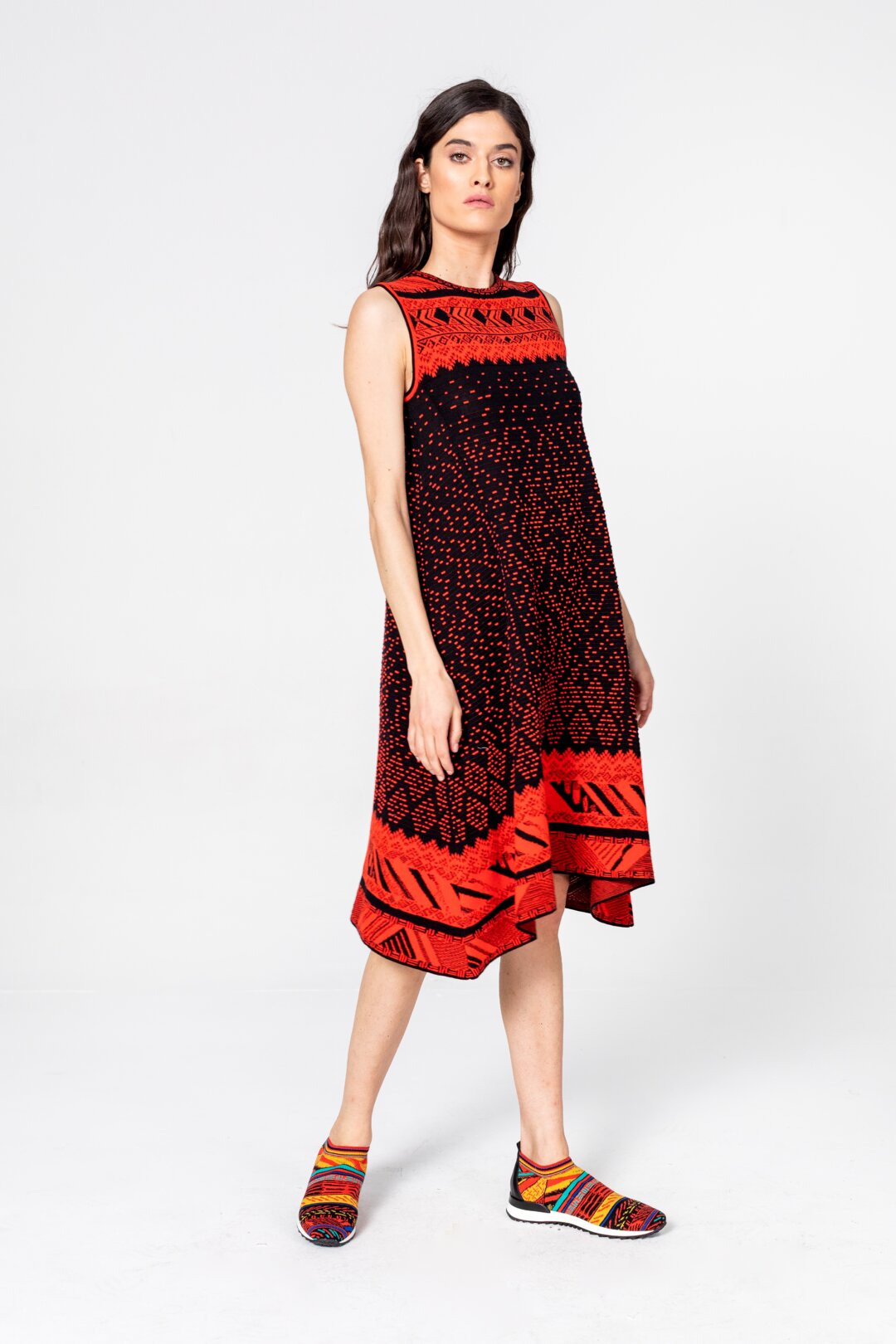 Dress, Geometric Pattern