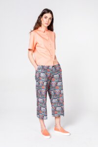 Pants, Geometric Pattern