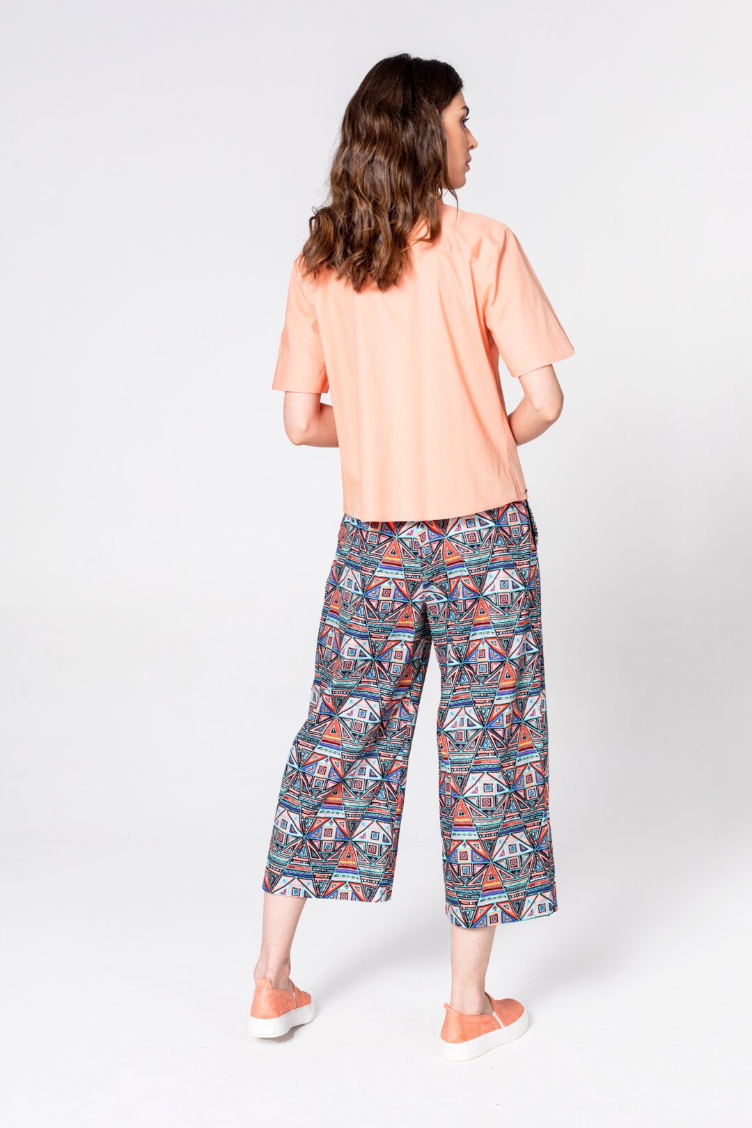 Pants, Geometric Pattern