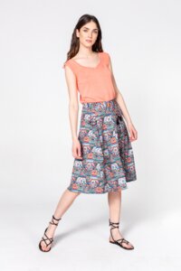 Skirt, Geometric Pattern