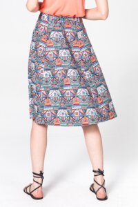 Skirt, Geometric Pattern