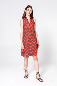 Dress With Geometric Print