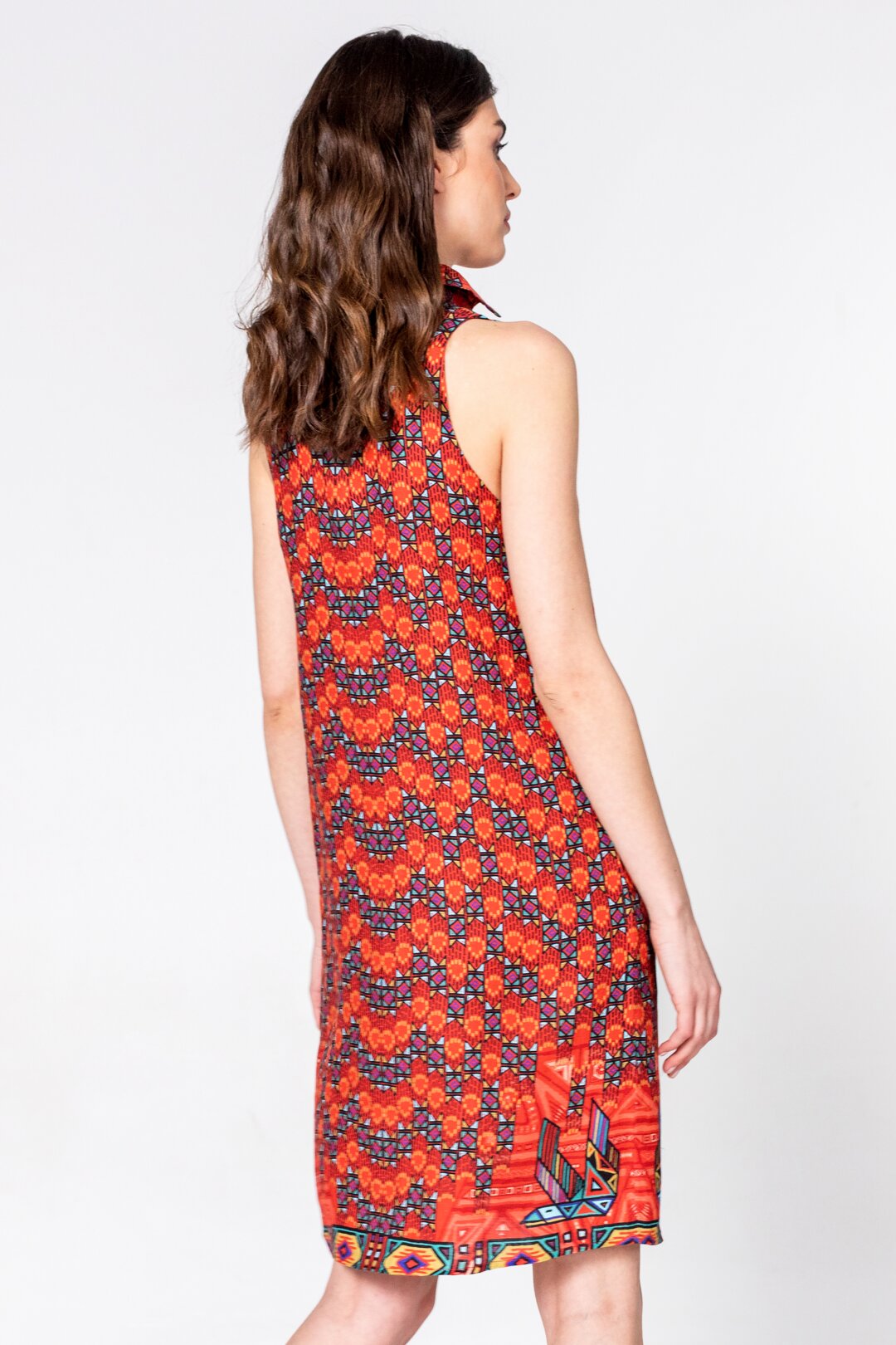 Dress With Geometric Print