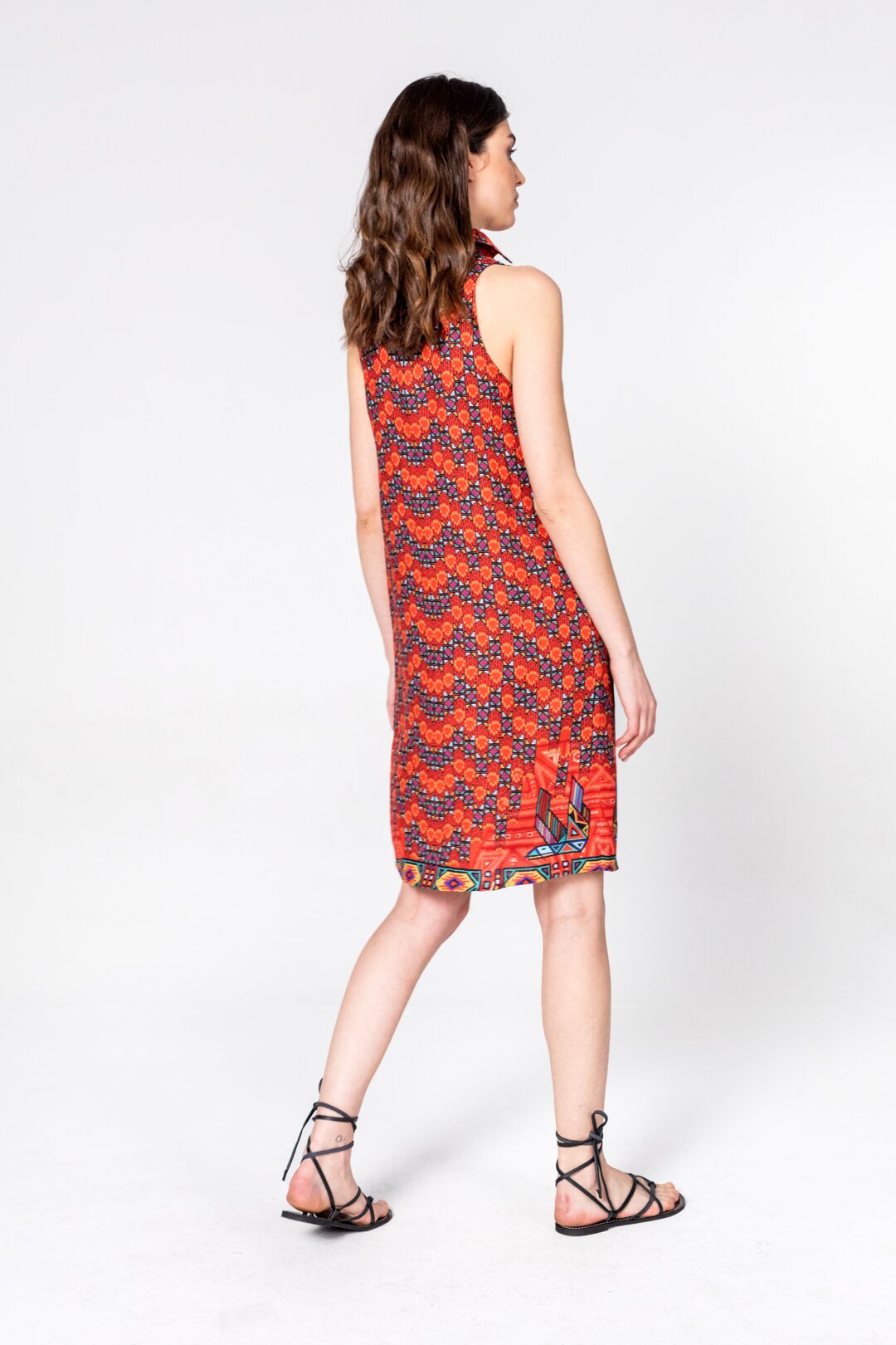 Dress With Geometric Print