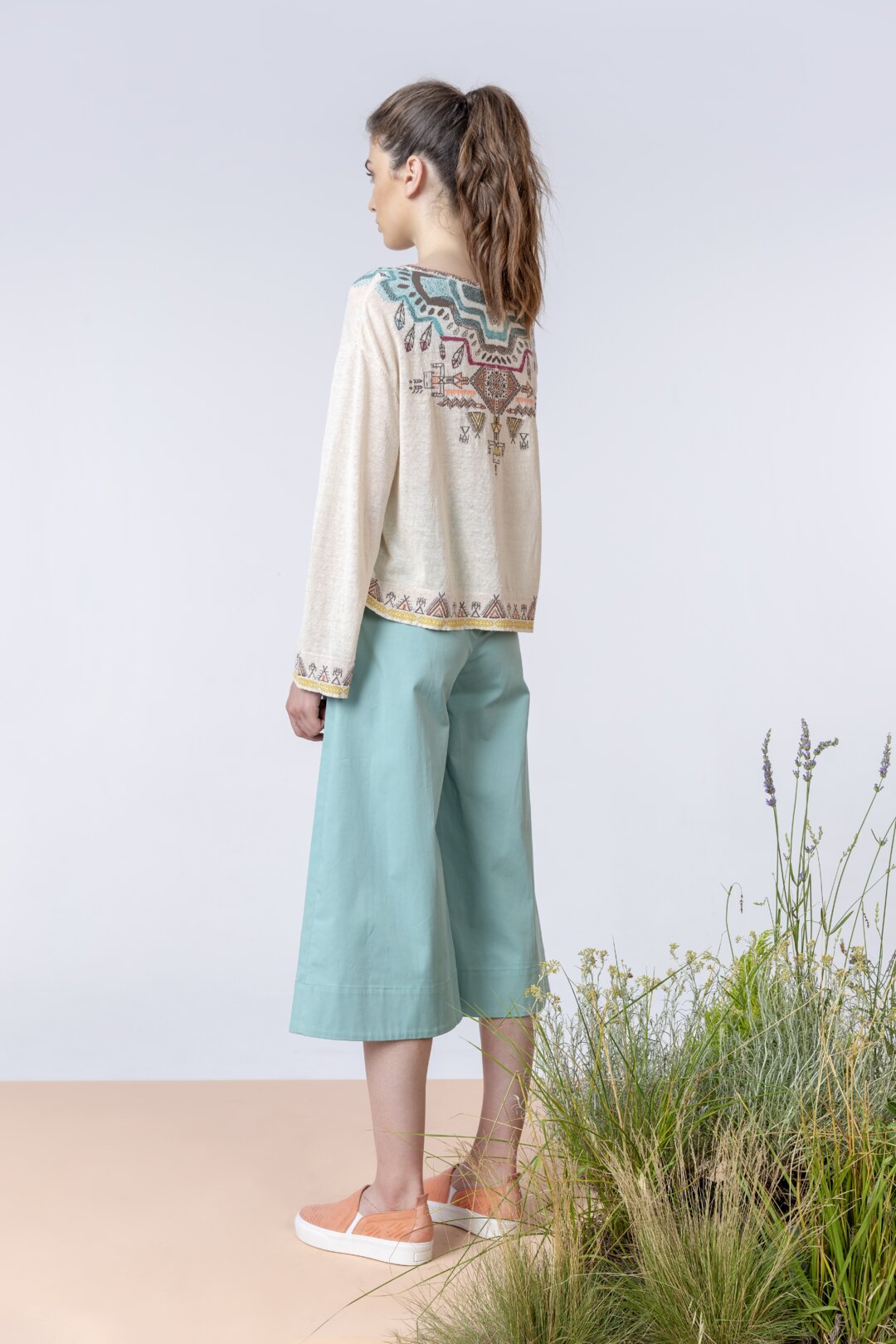 Pullover mit Intarsienmuster