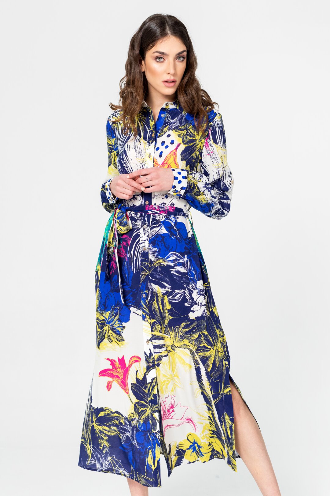 Shirt Dress With Print