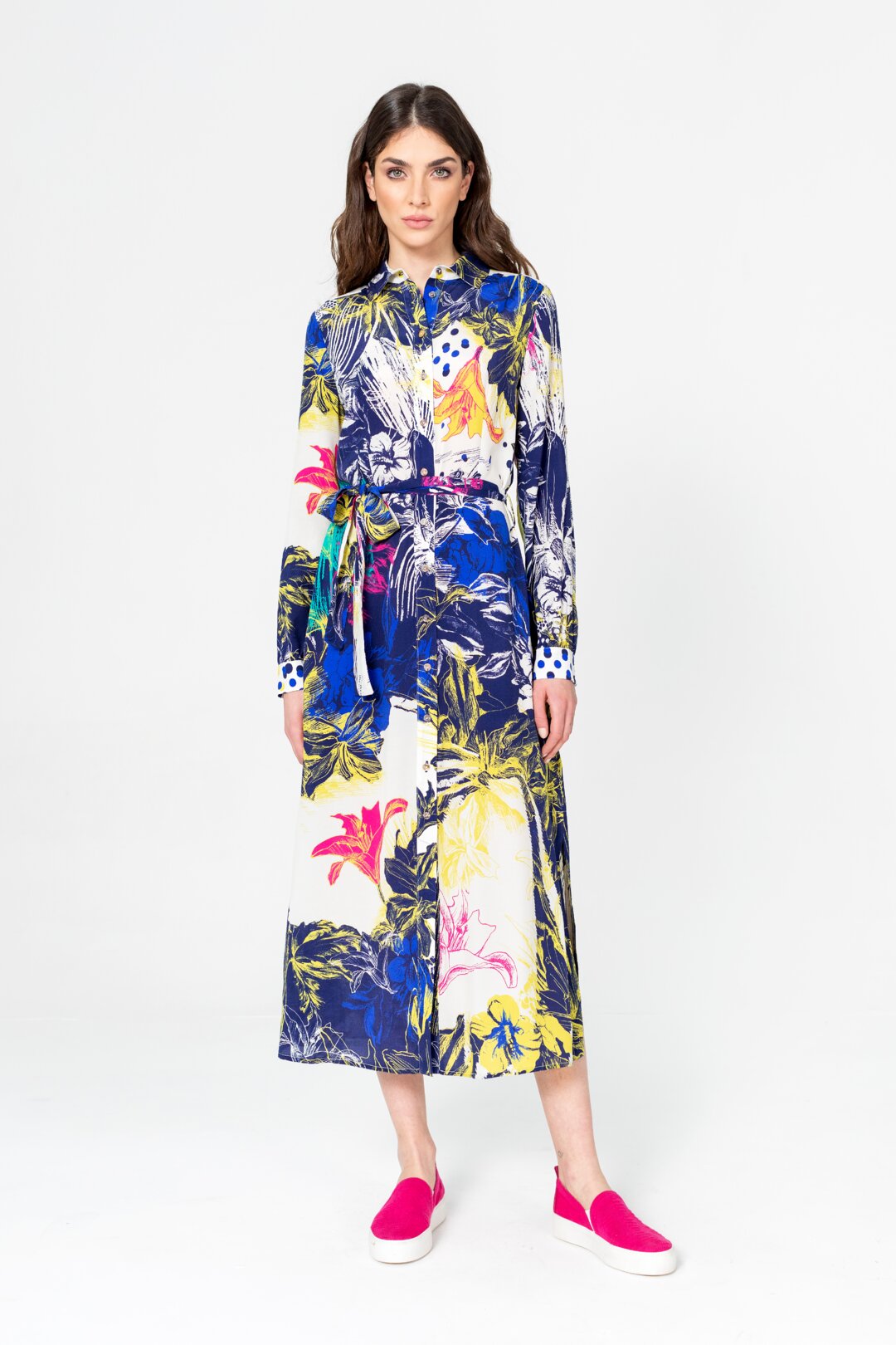 Shirt Dress With Print