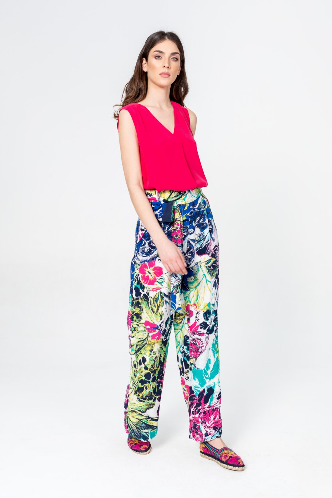Pantalone sa Cvetnim Motivom