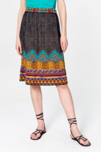 Skirt, Geometric Pattern