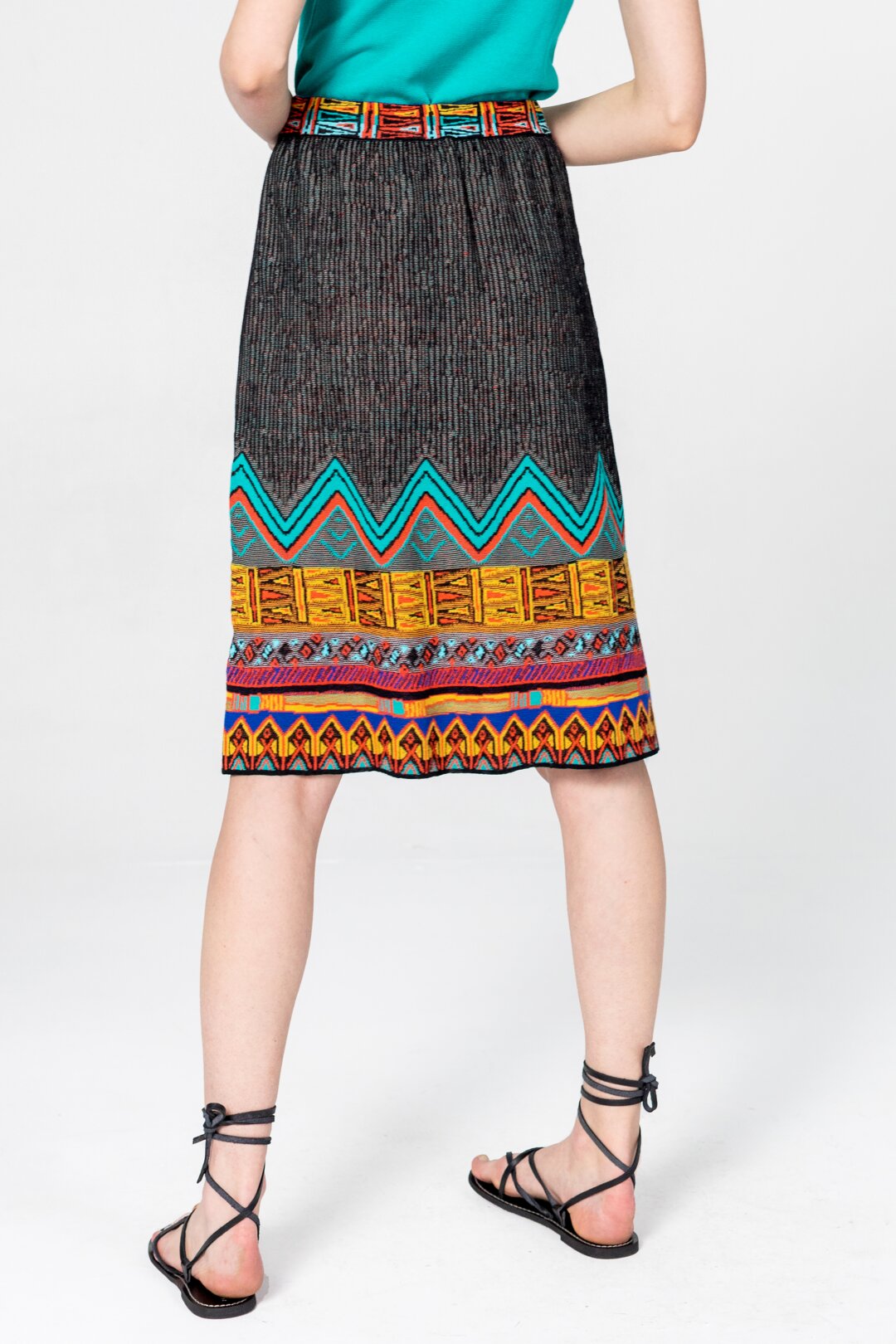 Skirt, Geometric Pattern