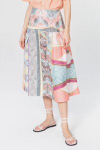 Skirt, Geometric Pattern