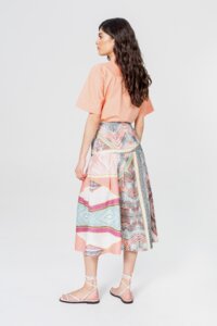 Skirt, Geometric Pattern