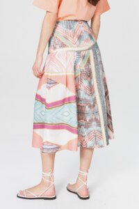 Skirt, Geometric Pattern