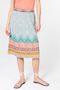 Skirt, Geometric Pattern