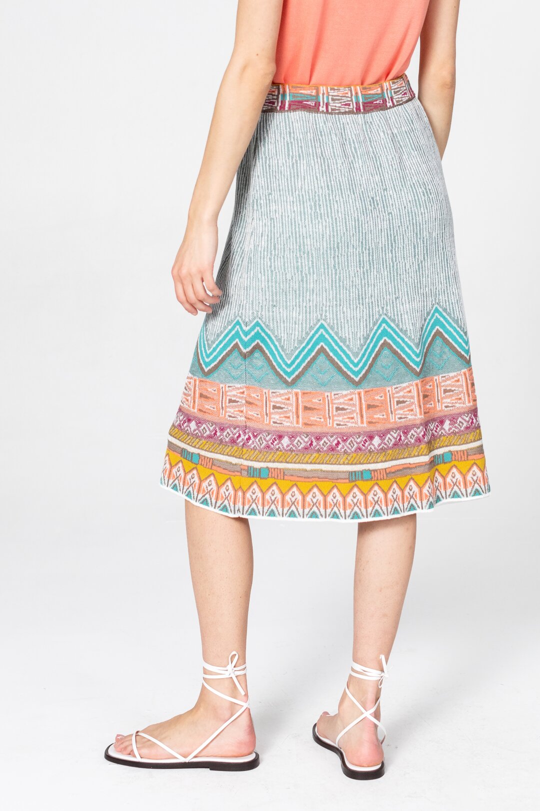 Skirt, Geometric Pattern