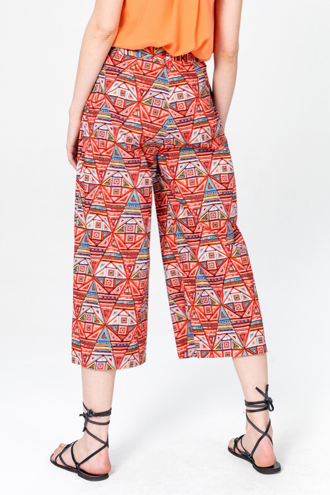 Pants, Geometric Pattern