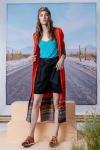 Coat, Intarsia Pattern