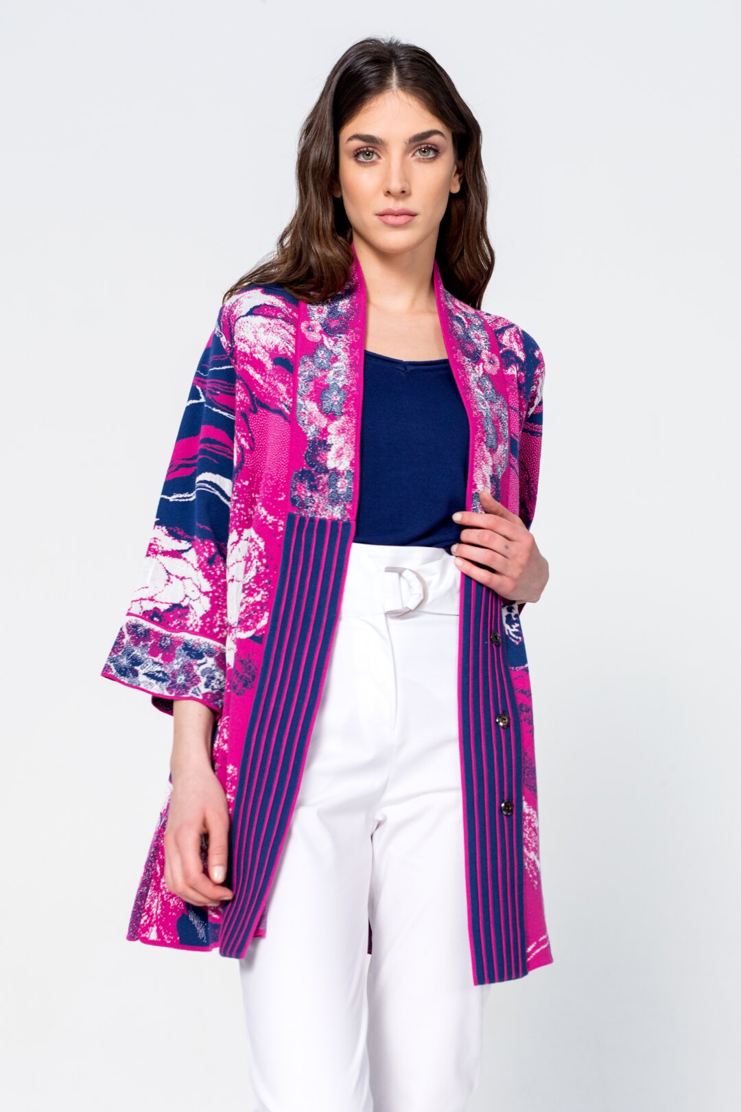 Coat, Floral Pattern
