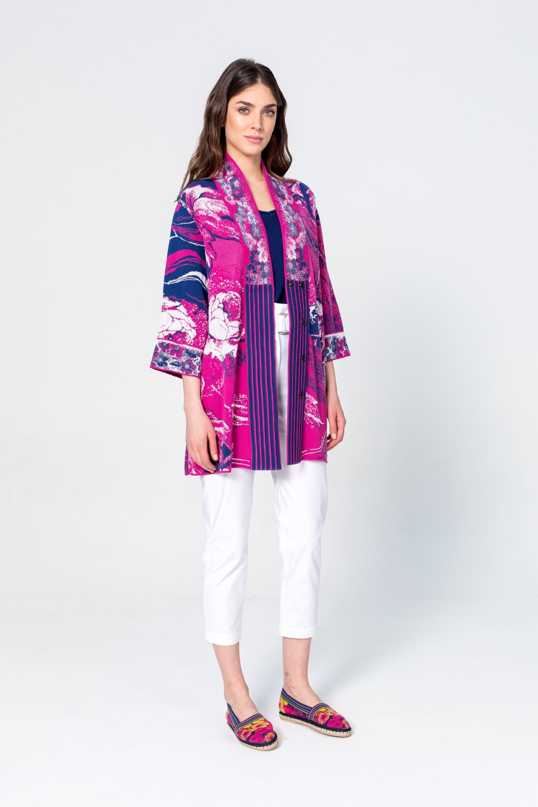 Coat, Floral Pattern