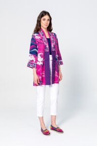 Coat, Floral Pattern
