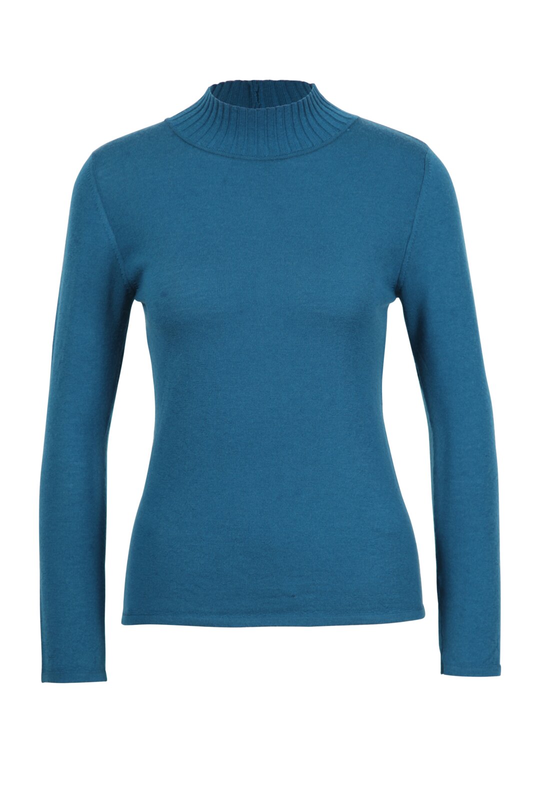 Solid Pullover, Turtle-Neck
