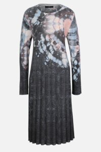 Kleid mit gedrucktem Batikmuster