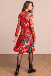 Kleid mit floralem Printmuster