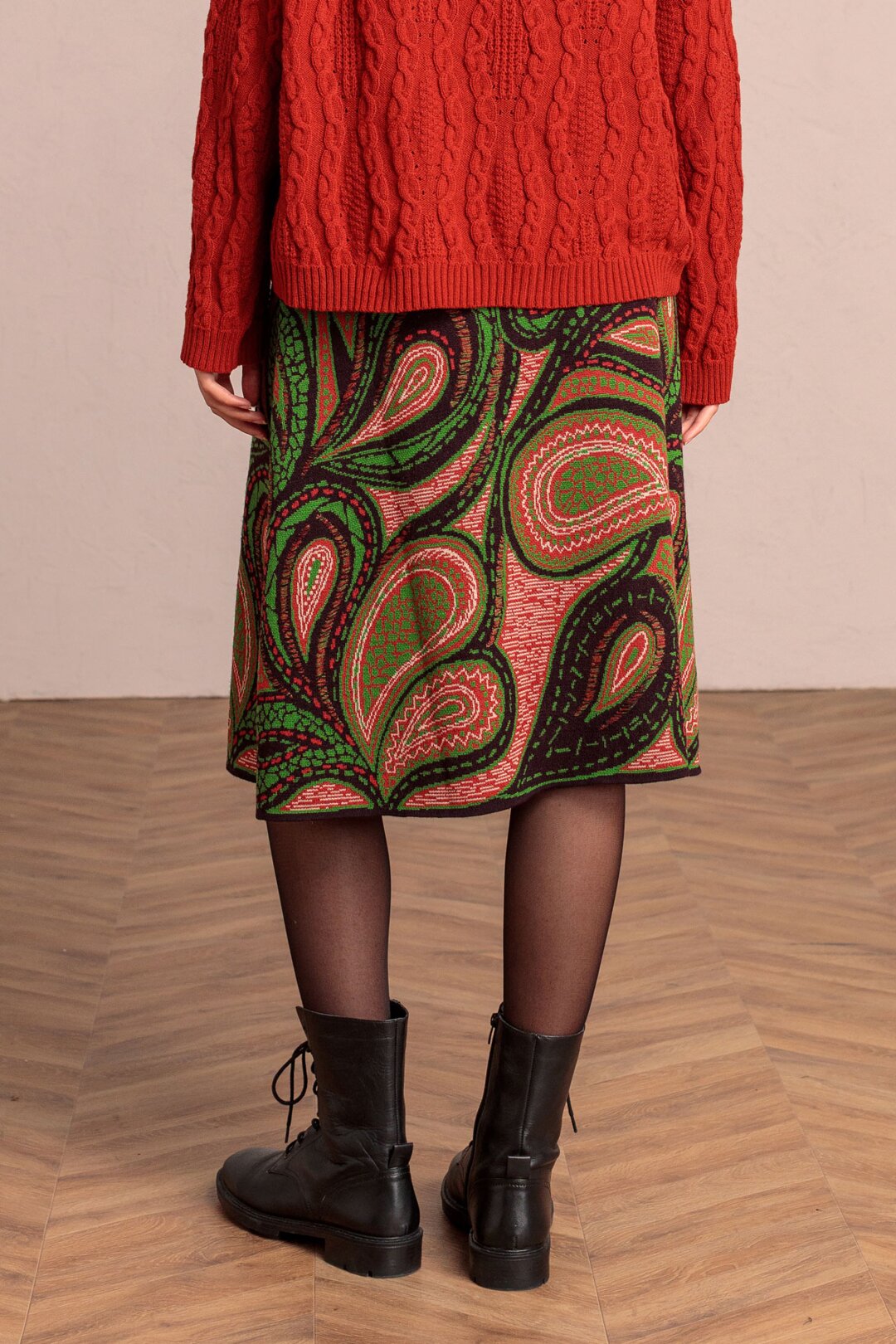 Skirt, Geometric Pattern