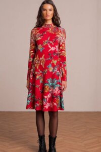 Printed Dress, Floral Pattern