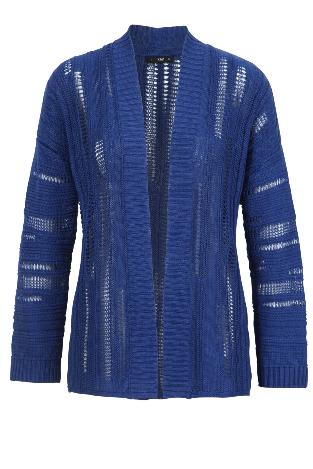 Einfarbiger Cardigan mit Strukturmuster