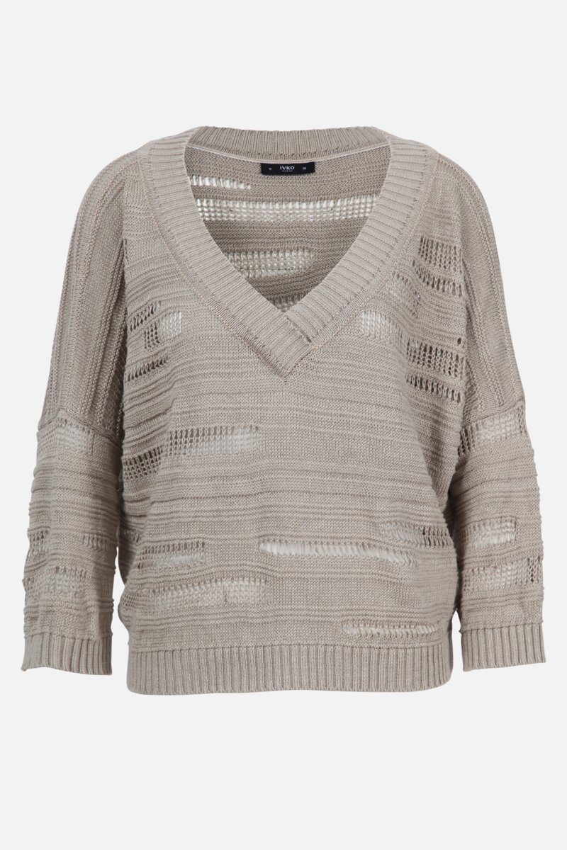 V-Neck Pullover, Structure Pattern