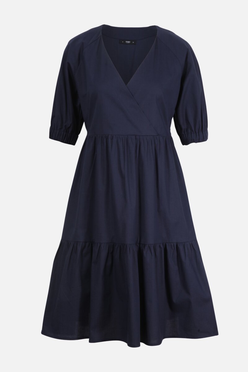 Solid Babydoll Dress