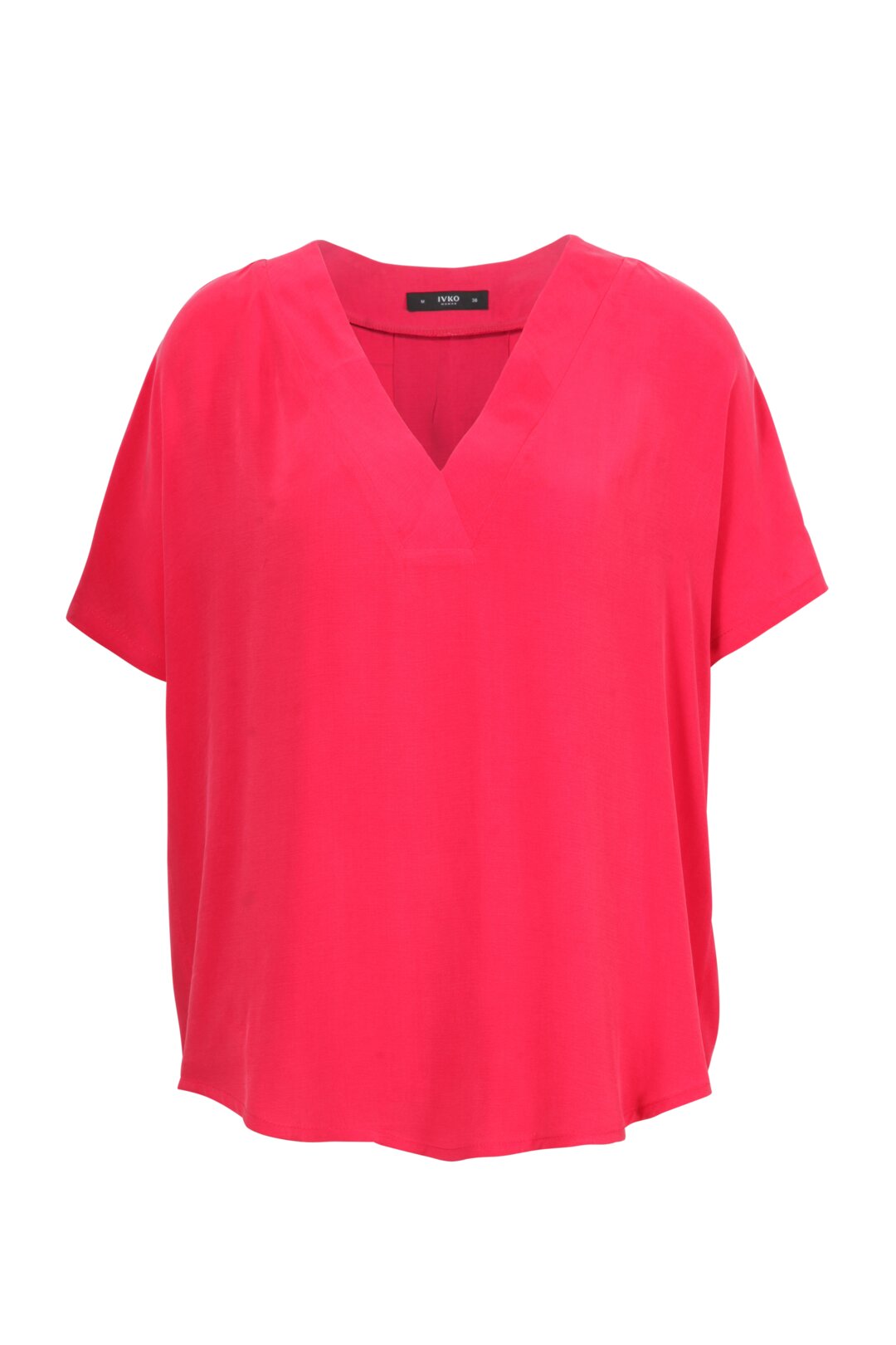 Solid Blouse, V-neck