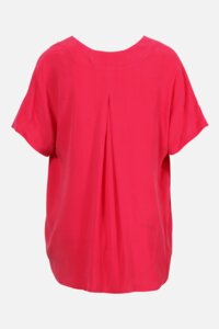 Solid Blouse, V-neck
