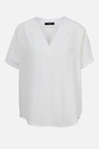 Solid Blouse, V-neck