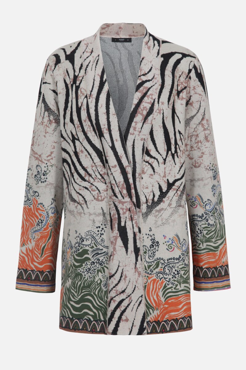 Cardigan, Animal Print