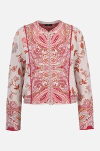 Bomber Jacket, Paisley Pattern