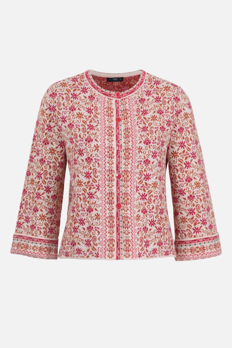 Jacquard-Cardigan