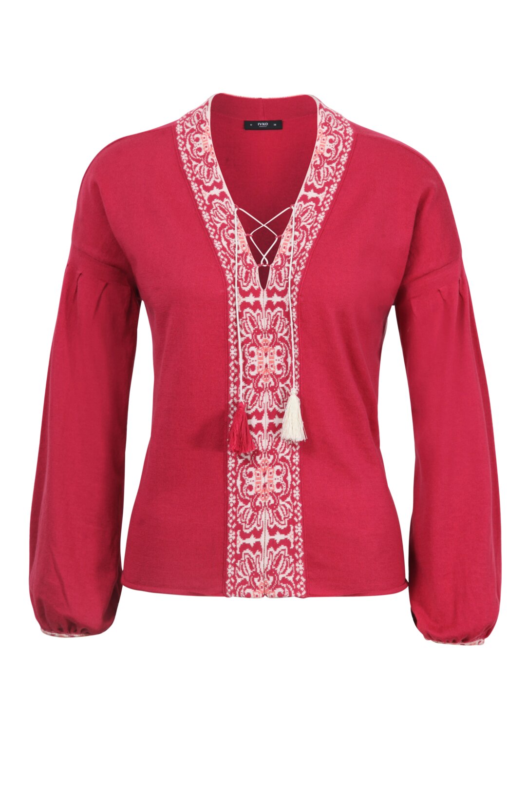 Pullover mit Bordüre