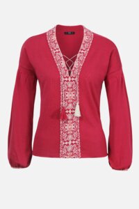 Pullover mit Bordüre