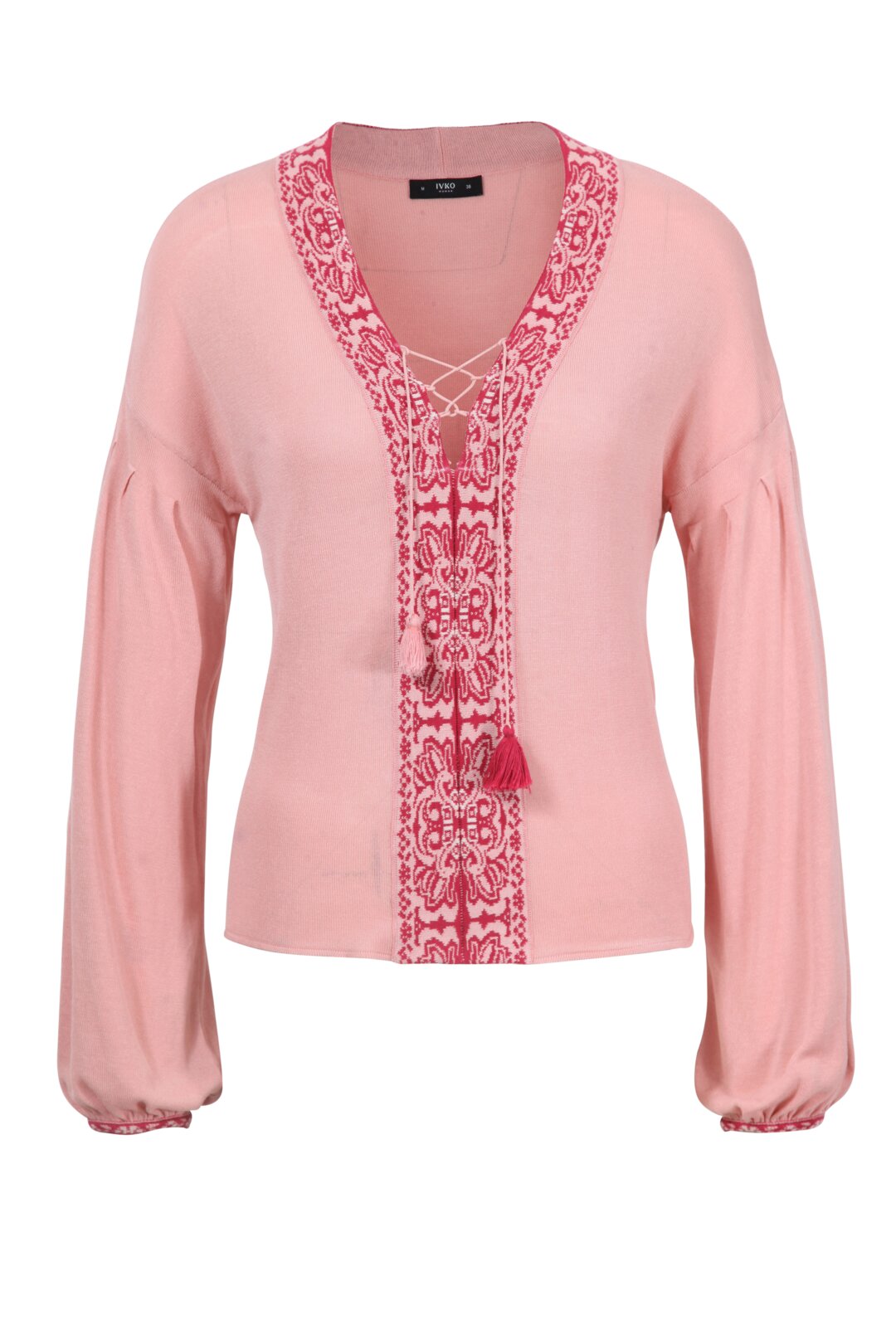 Pullover mit Bordüre