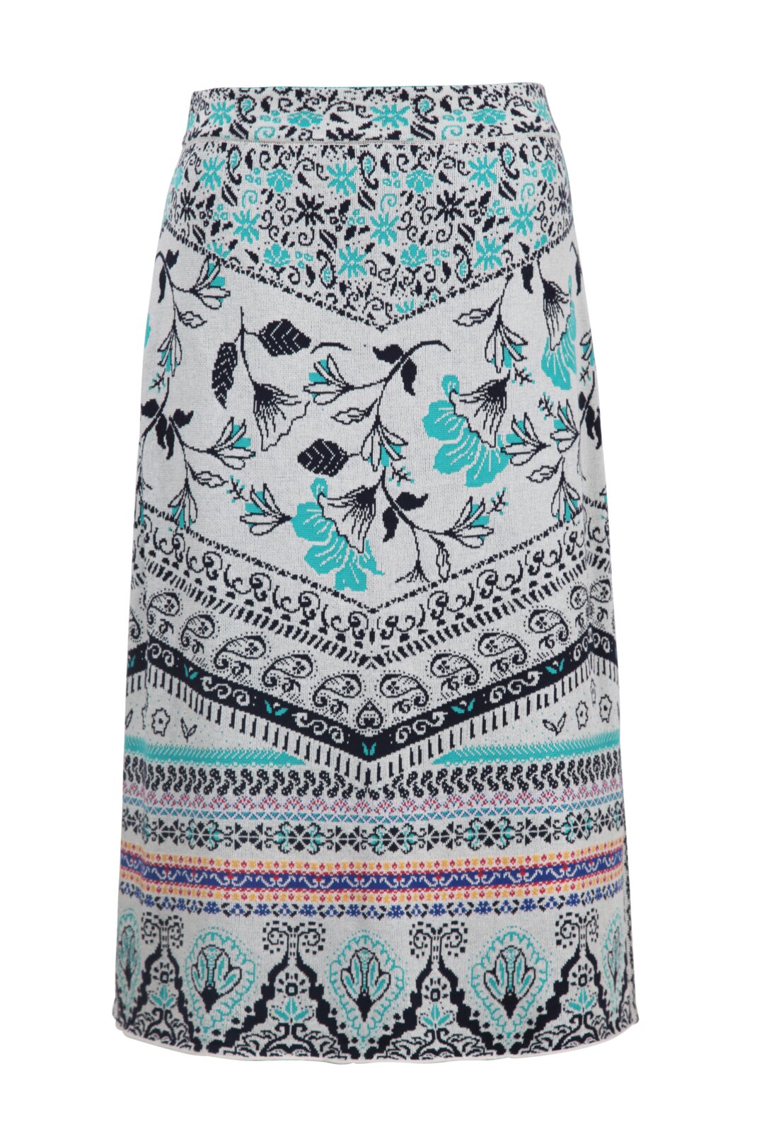 Jacquard Skirt, Boho Pattern