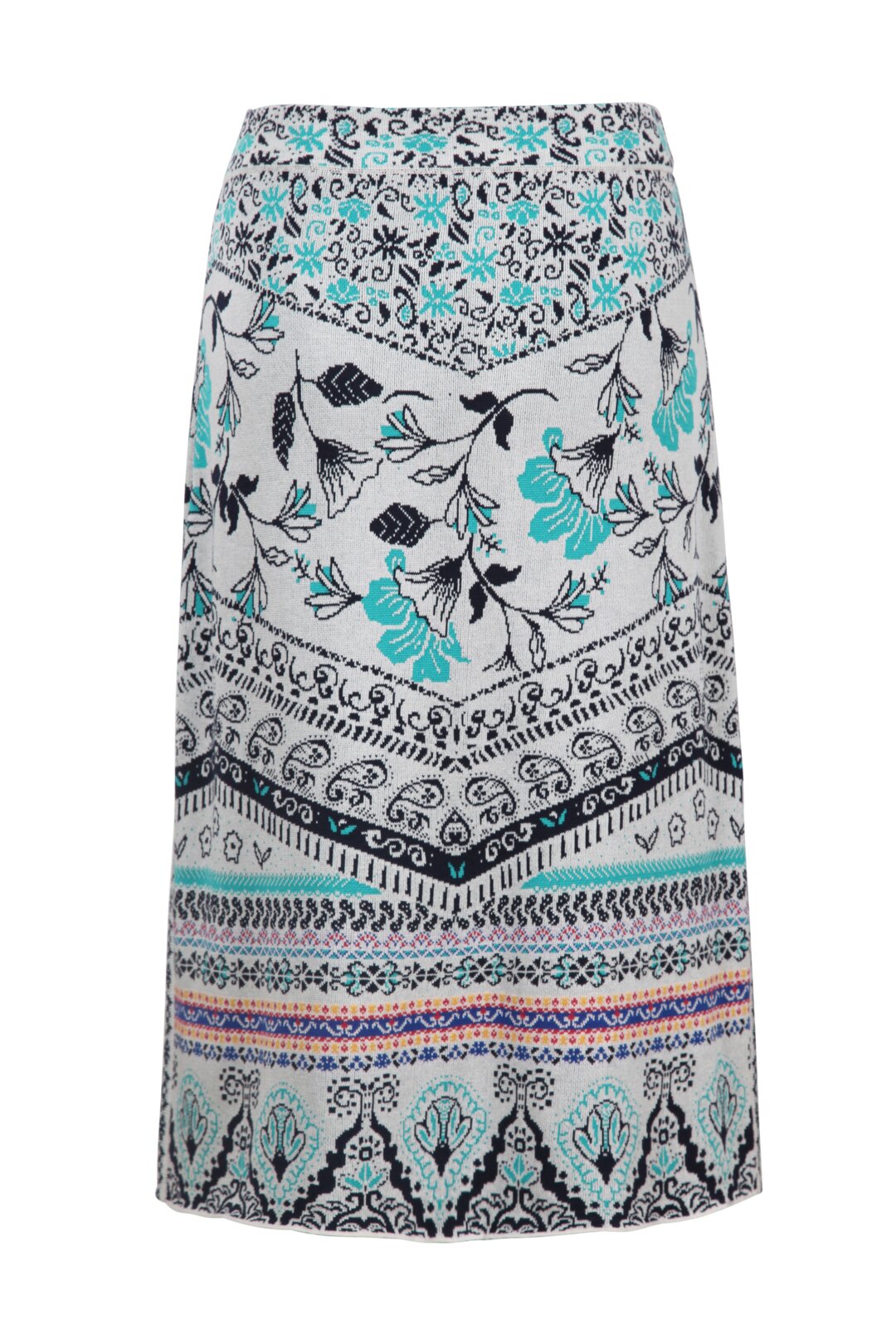 Jacquard Skirt, Boho Pattern