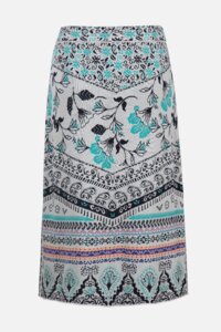 Jacquard Skirt, Boho Pattern