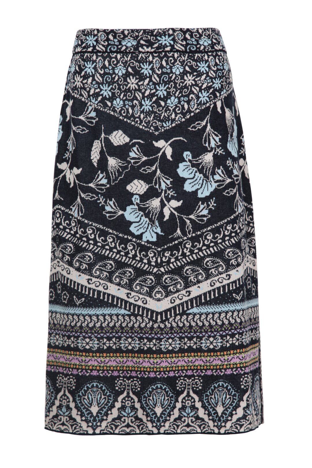 Jacquard Skirt, Boho Pattern