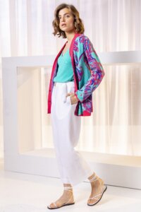 Jacquard jacket, Jungle Motif