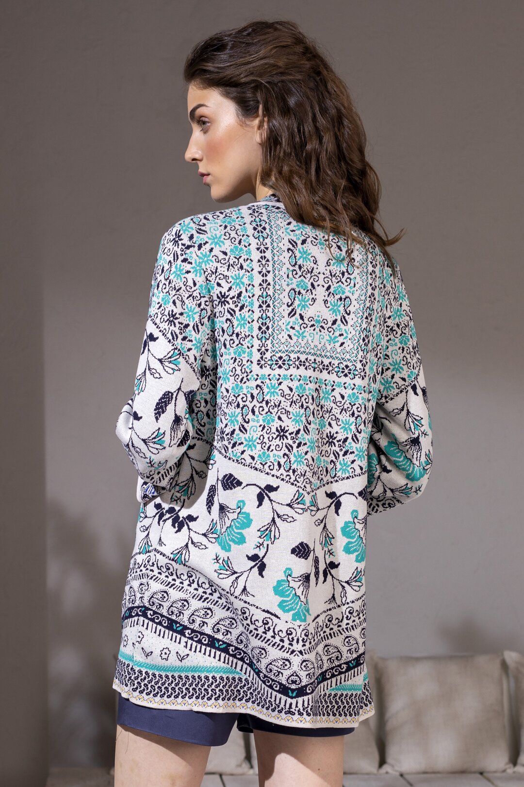 Long Jacket, Boho Pattern