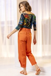 Pullover mit tropischem Printmuster