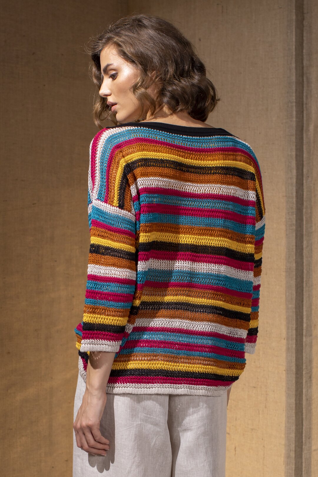 Gestreifter Pullover